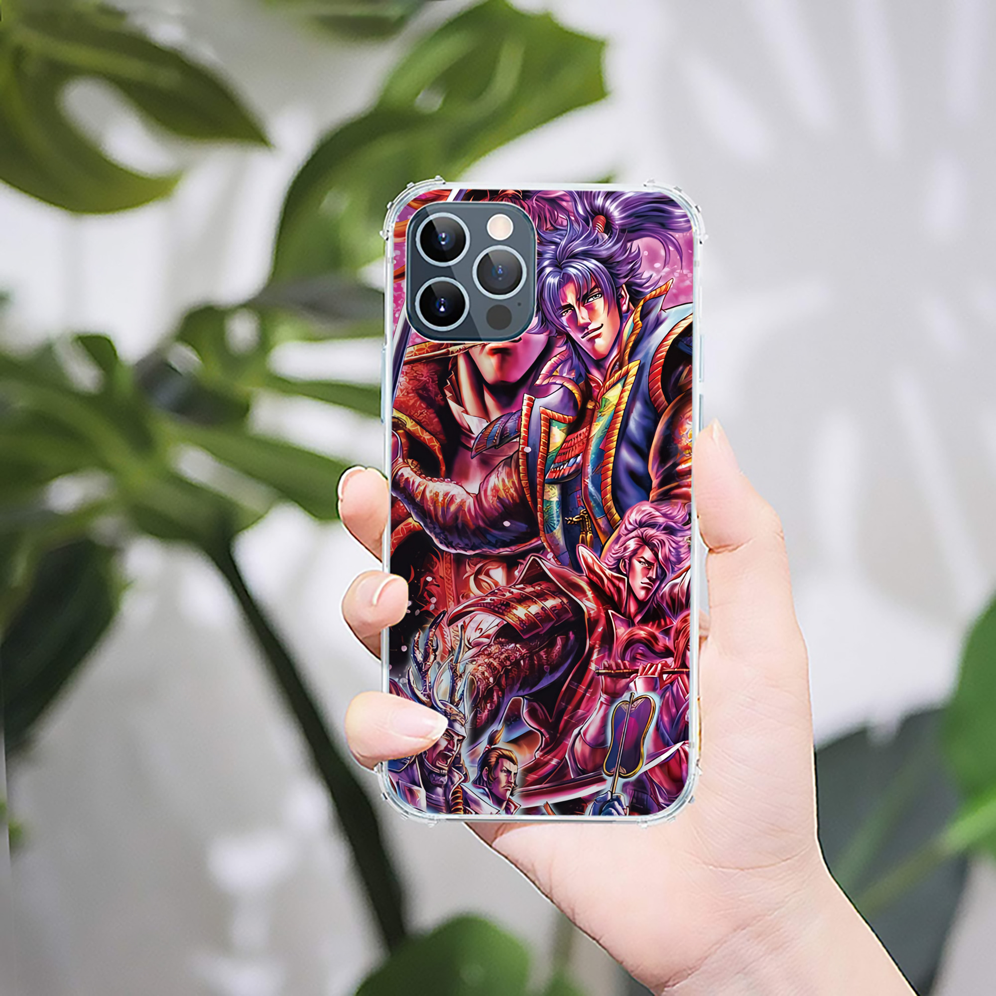 （画像用） 北斗の拳 Fist of the North Star 【iPhone 12シリーズ対応】透明スマホケース（クリアソフトケース）